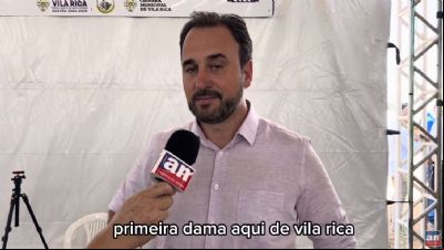 Prefeito Mariano elogiou o evento de Vila Rica e falou sobre o potencial econ