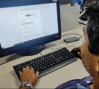 Veja o o a o para solicitar ades