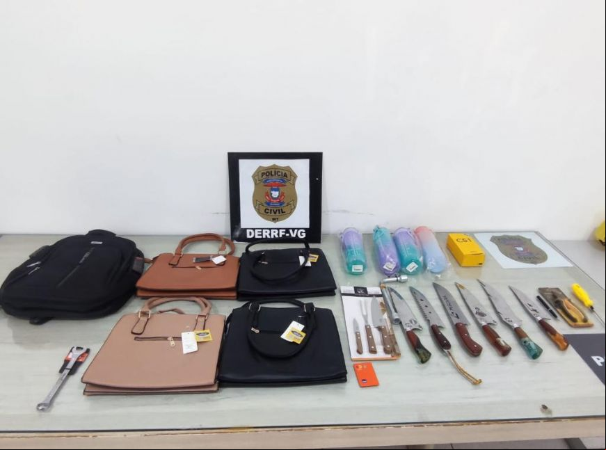 Mulher que vendia produtos furtados de loja agropecu