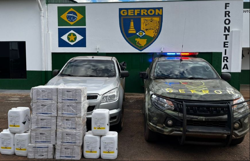 Gefron apreende carga ilegal de agrot