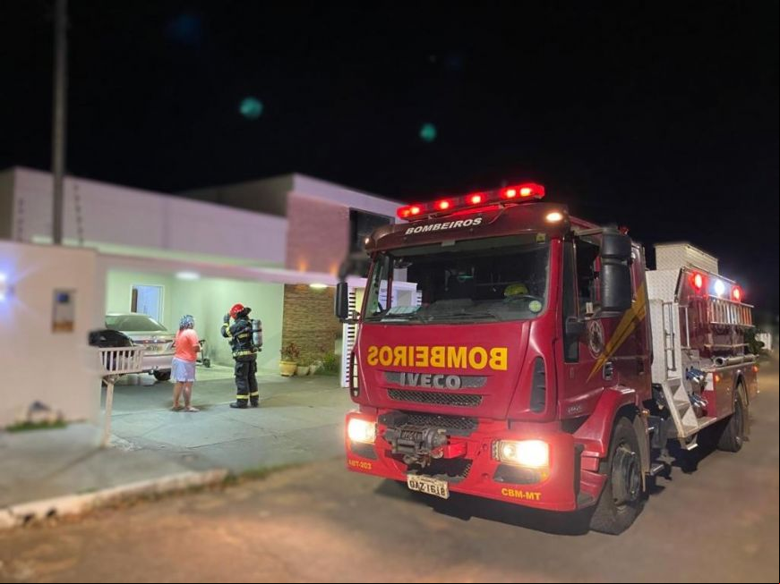 Corpo de Bombeiros controla princ